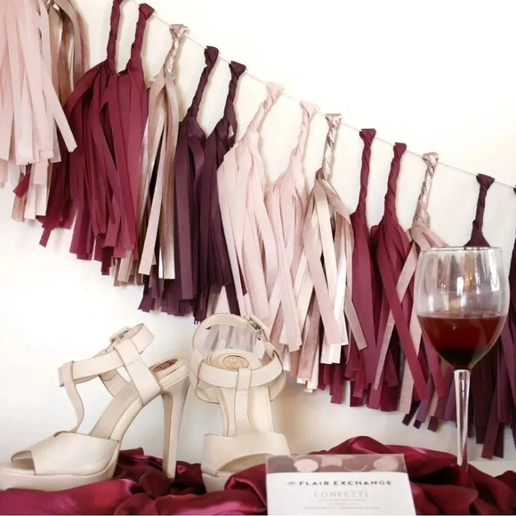 The Flair Exchange Tissue Paper Tassel Garland Kit- Color: Sultry - Picture 2 of 7